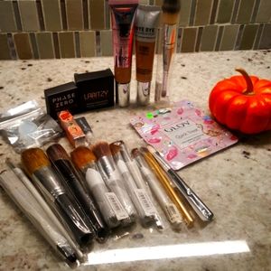 Brand new never been opened makeup and brushes.